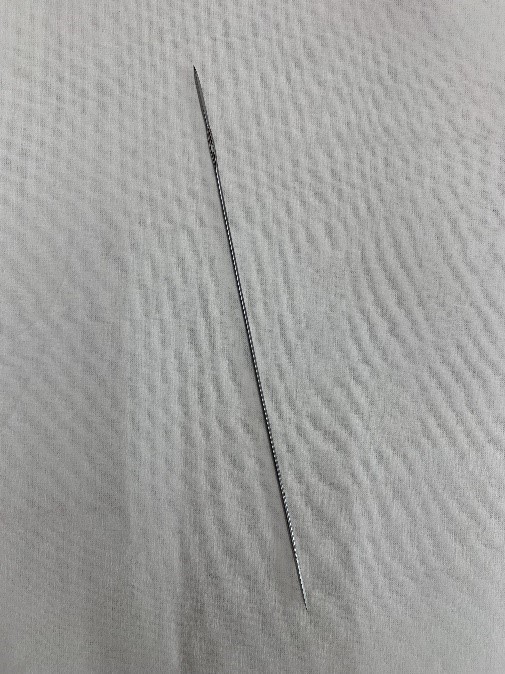 Bayonet Double ended Upholstery Needle 12” x 13g